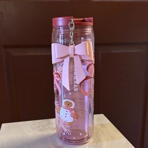 Starbucks Pink Tumbler with Bow